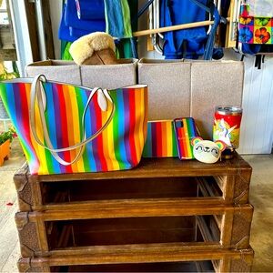 Kate Spade Rainbow Bag and Accessories